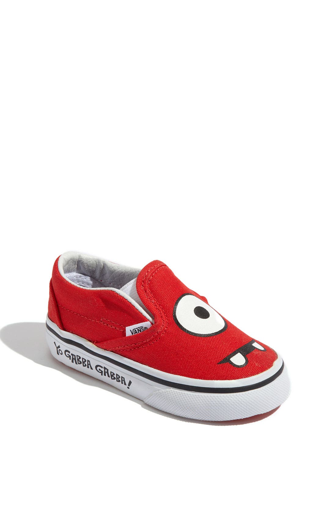'Yo Gabba Gabba!™' Slip-On, Main, color, MUNO FACE RED