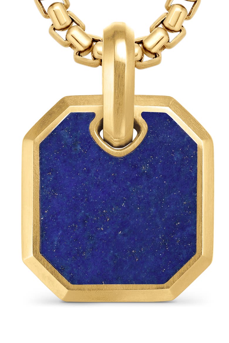 Roman Lapis Lazuli Amulet in 18K Yellow Gold, Alternate, color, 18K YELLOW GOLD