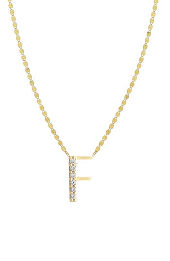 Lana 14k Gold Initial Pendant Necklace In Gold