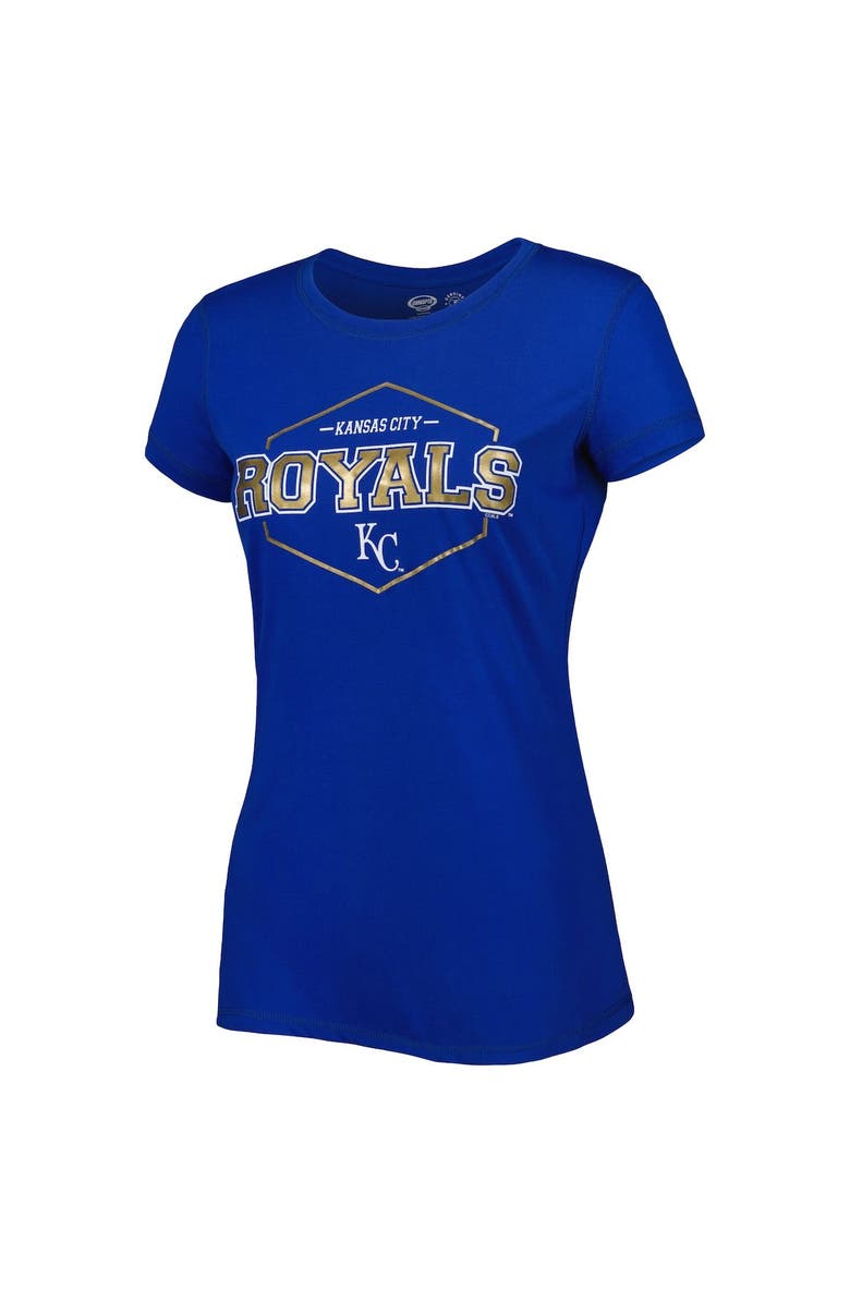 CONCEPTS SPORT Women's Concepts Sport Royal Kansas City Royals Badge T-Shirt & Pajama Pants Sleep Set, Alternate, color,