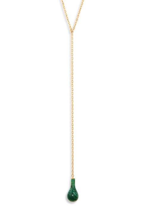 Jade Drop Necklace