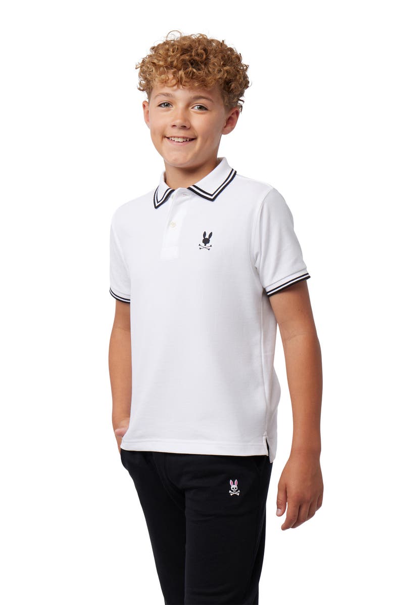 Psycho Bunny Kids' Lambert Piqué Polo, Alternate, color, 
