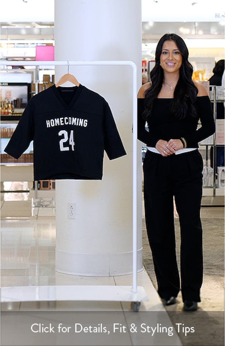 Kids' Homecoming Cotton Fleece Hockey Jersey, sales video thumbnail