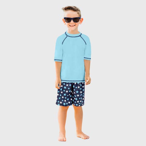 Boys UPF 50+ Short Sleeve Rashguard (Toddler/Kids)