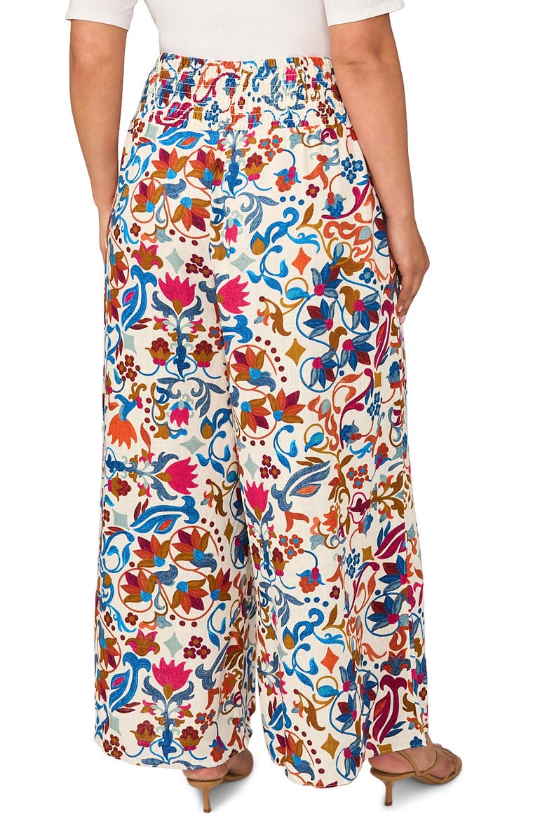 Vince Camuto Wide Leg Pants, Alternate, color, Orange Fizz