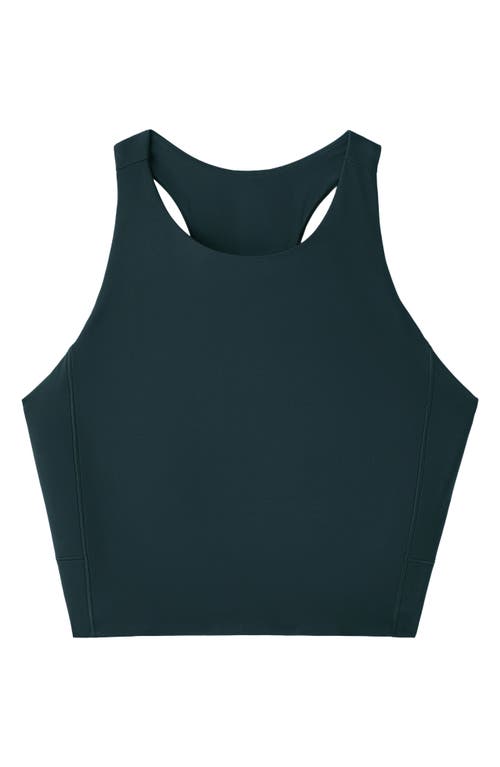 Rhone Revive Long Sports Bra In Green