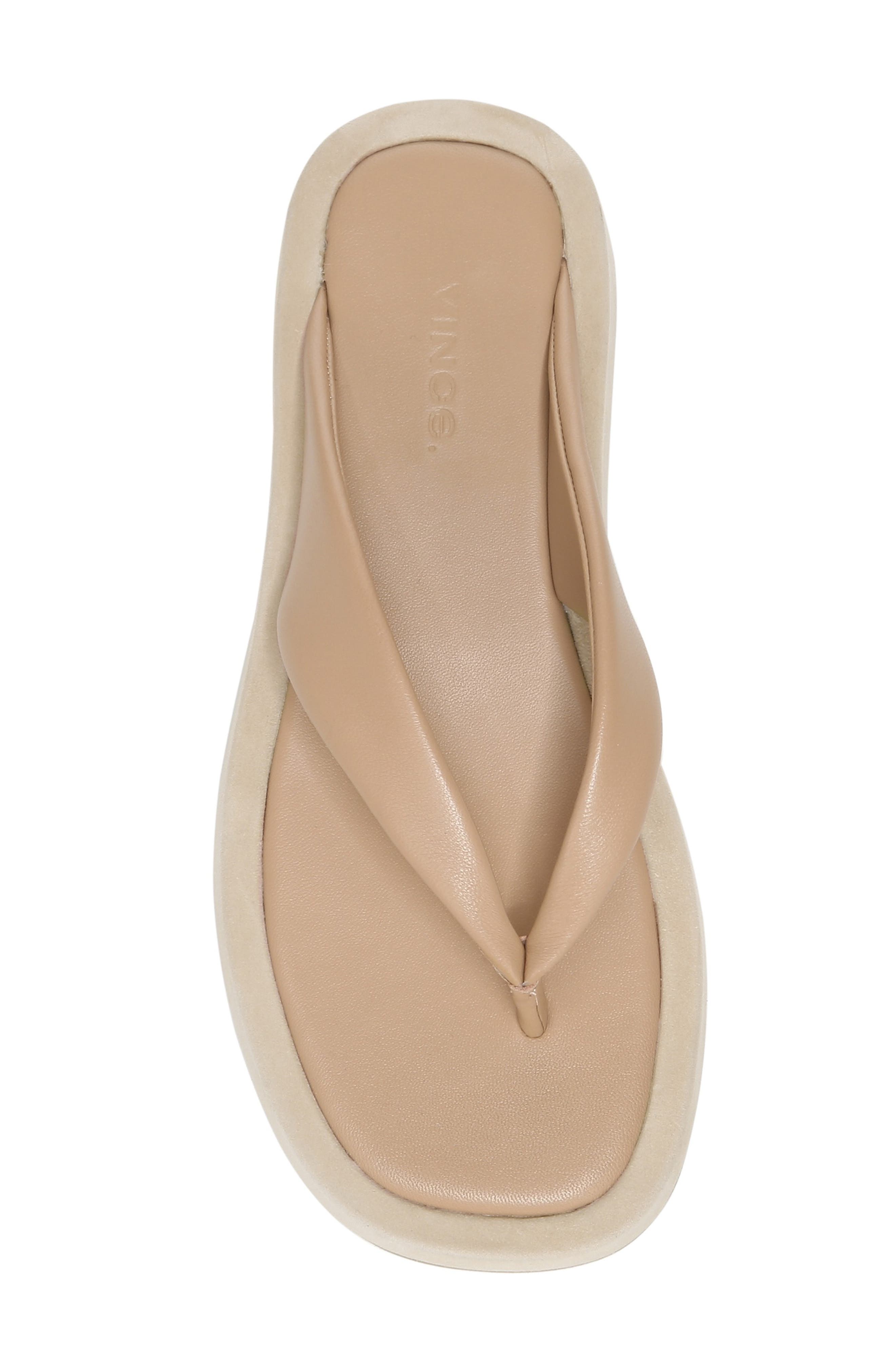 Nell Platform Flip Flop (Nordstrom Exclusive), Alternate, color, CAPPUCCINO