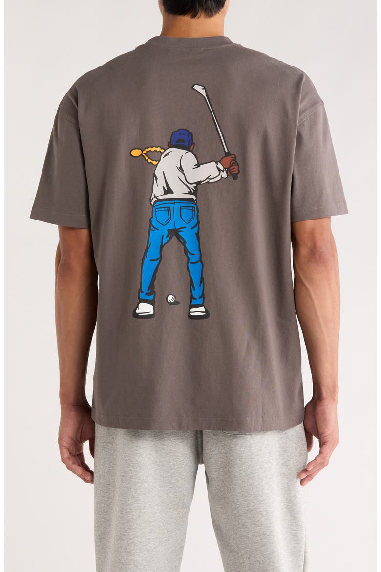 Swingman Double Sided Graphic T-Shirt, Alternate, color, CHARCOAL GREY