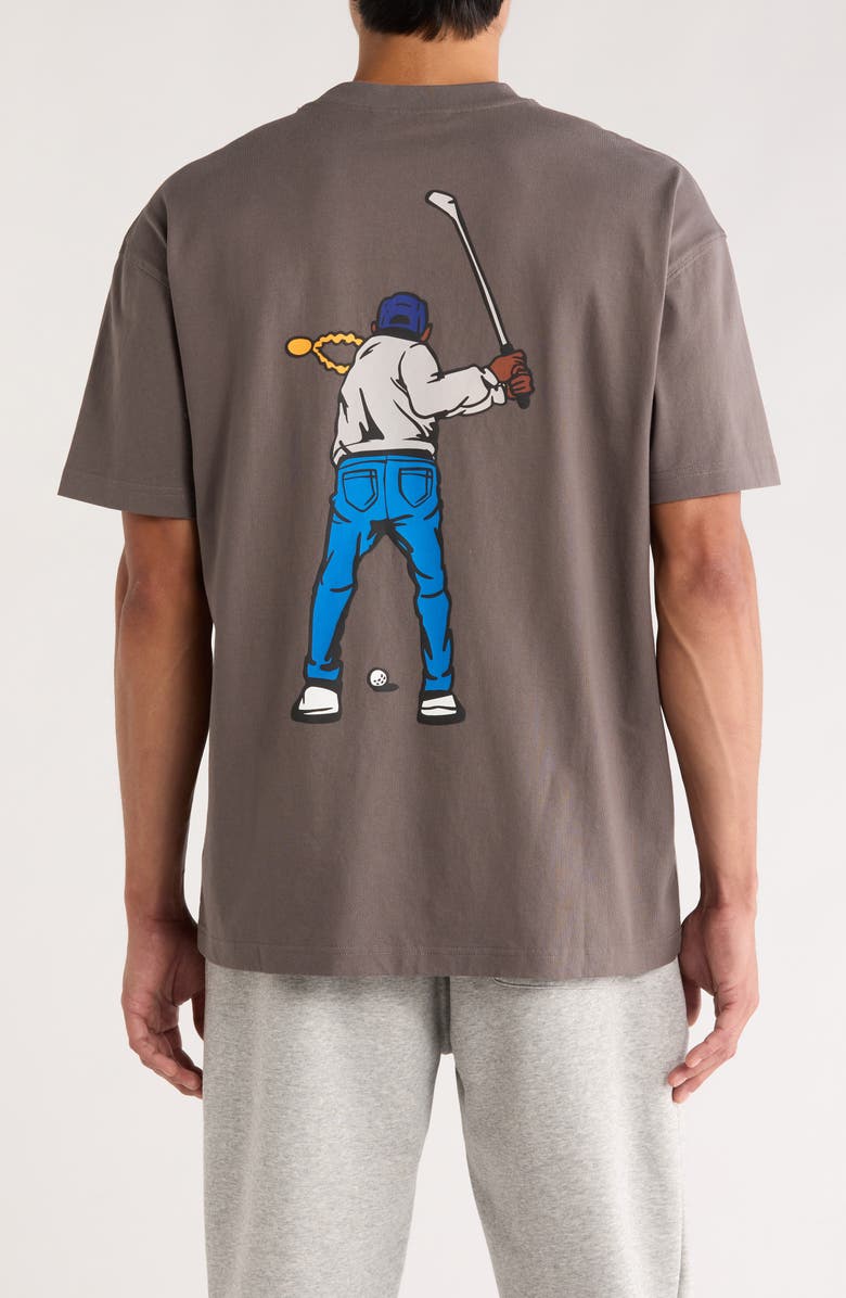 Eastside Golf Swingman Double Sided Graphic T-Shirt, Alternate, color, Charcoal Grey