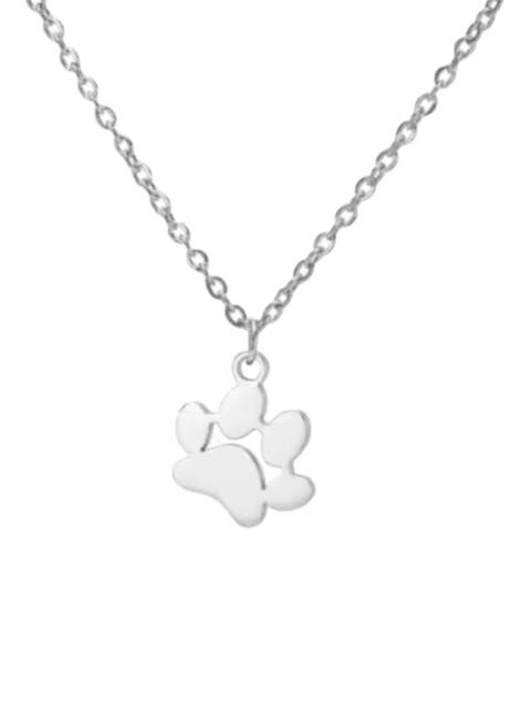 EverPaw Single Paw Print Gold Plated Necklace