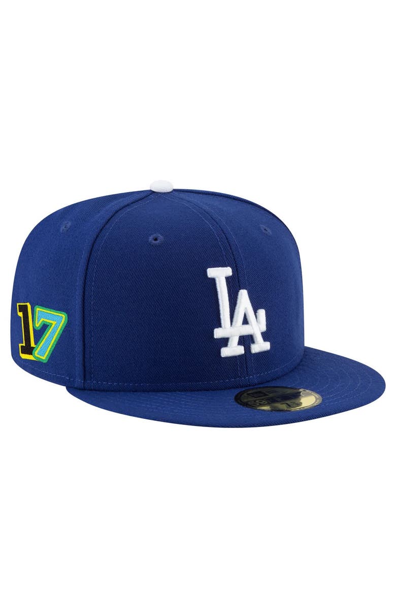New Era Men's New Era Shohei Ohtani Royal Los Angeles Dodgers 2025 Player’s Weekend 59FIFTY Fitted Hat, Main, color, 