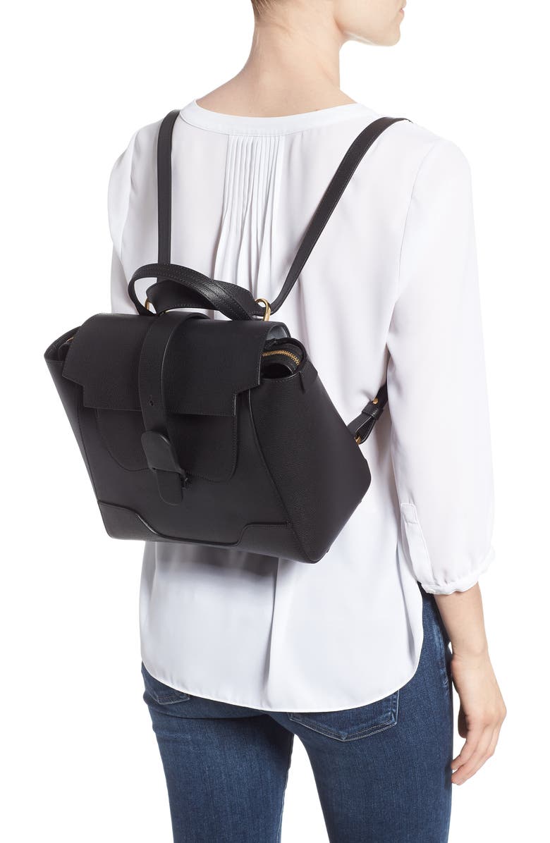 SENREVE Medium Maestra Pebbled Leather Convertible Satchel, Alternate, color,