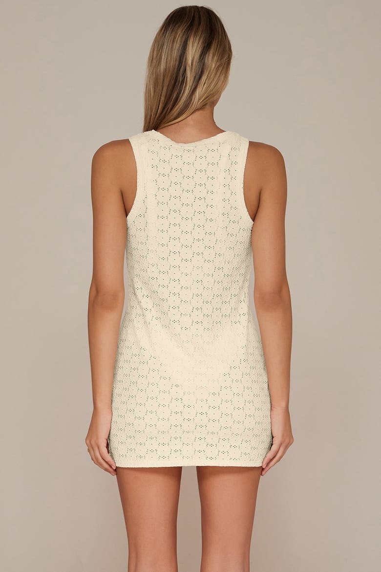 Giovanna Cover-up Mini Dress, Alternate, color, CREAM DAISY EYELET