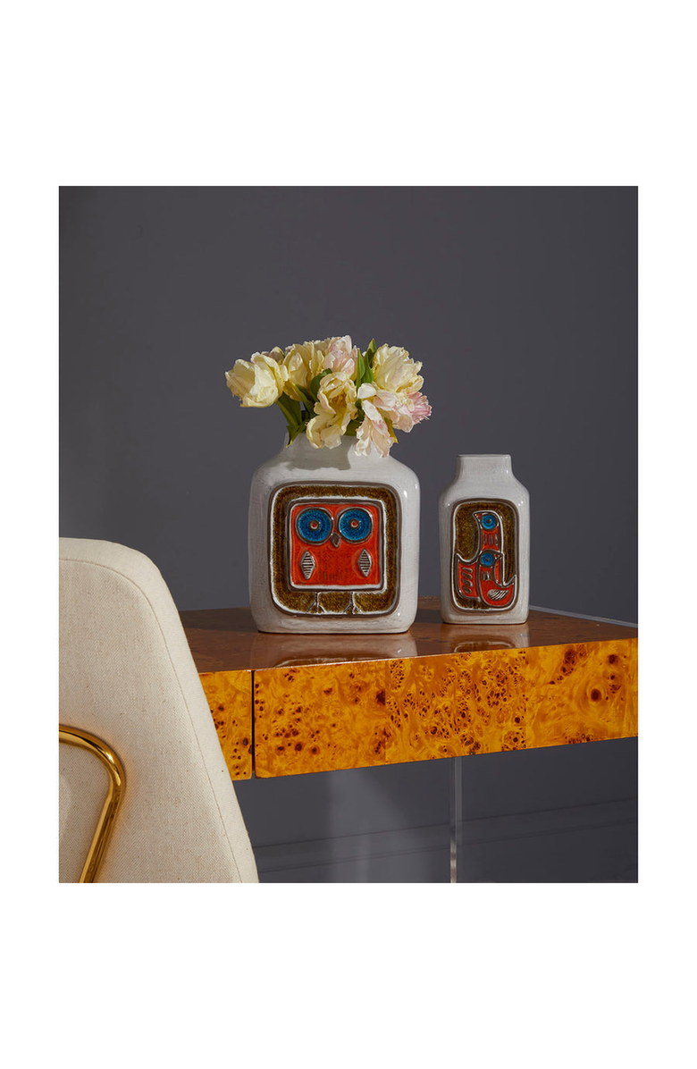 Jonathan Adler Glass Menagerie Owl Vase, Alternate, color, 