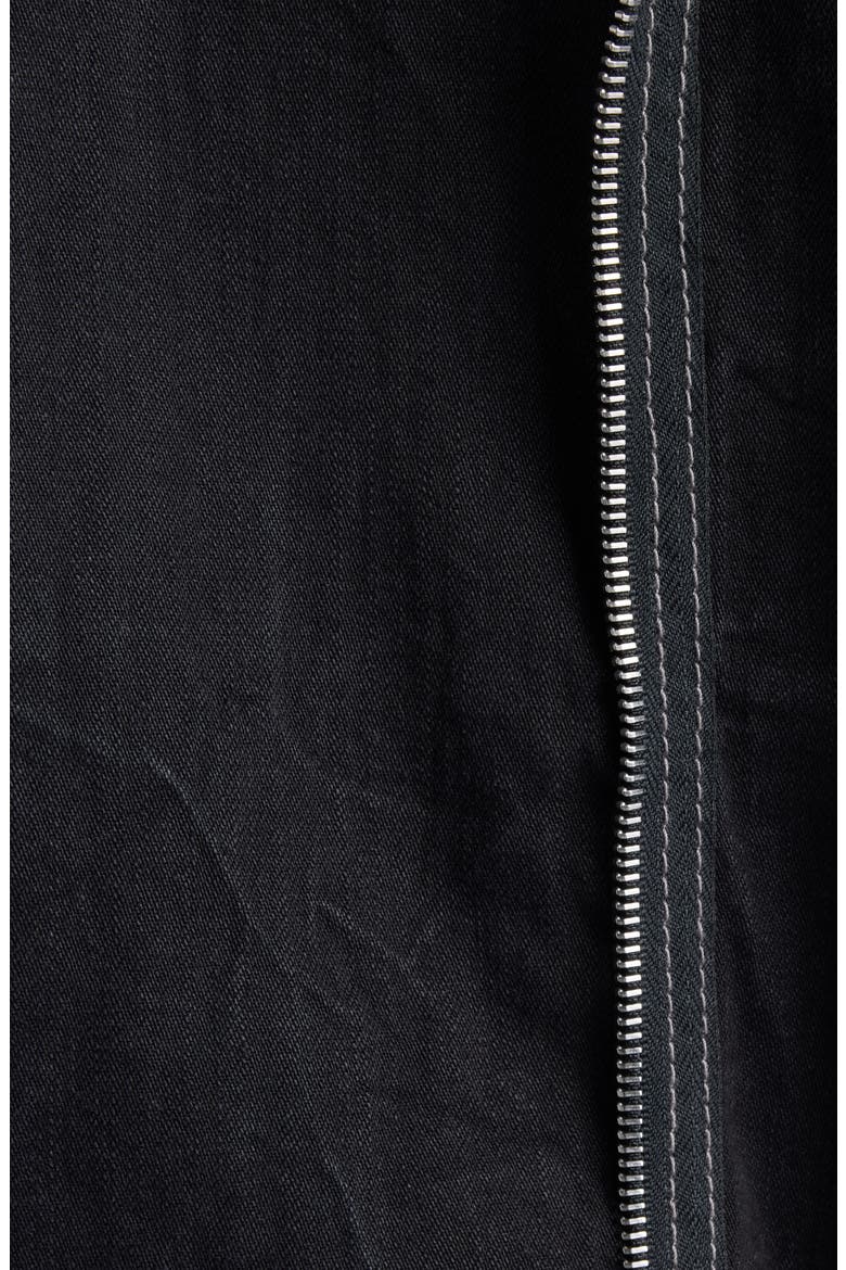D-Ring Cotton Denim Utility Shirt, Alternate, color, LIGHTWEIGHT BLACK