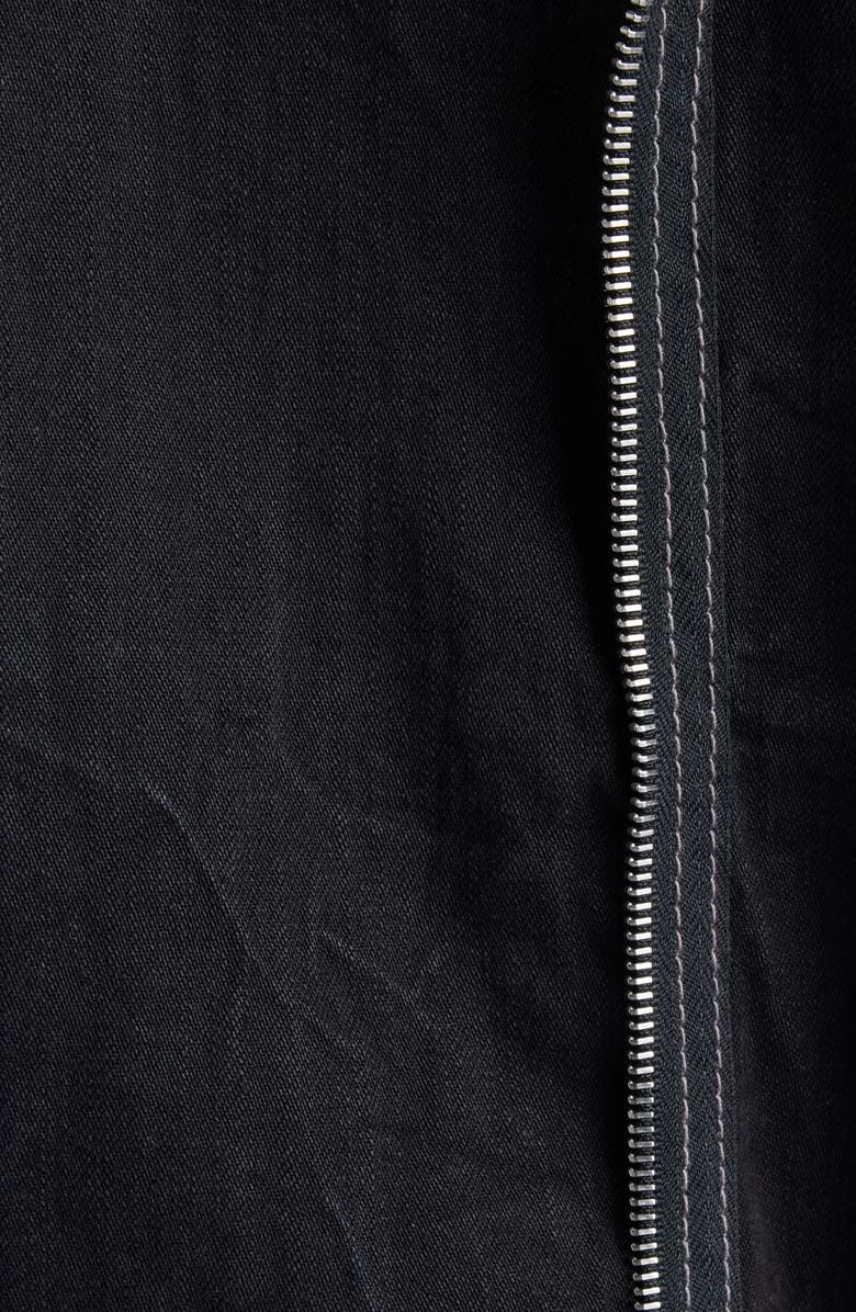 Balenciaga D-Ring Cotton Denim Utility Shirt, Alternate, color, Lightweight Black