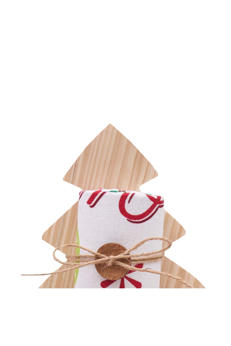 Ho Ho Ho Tree Dishtowel Set of 2, Alternate, color, White