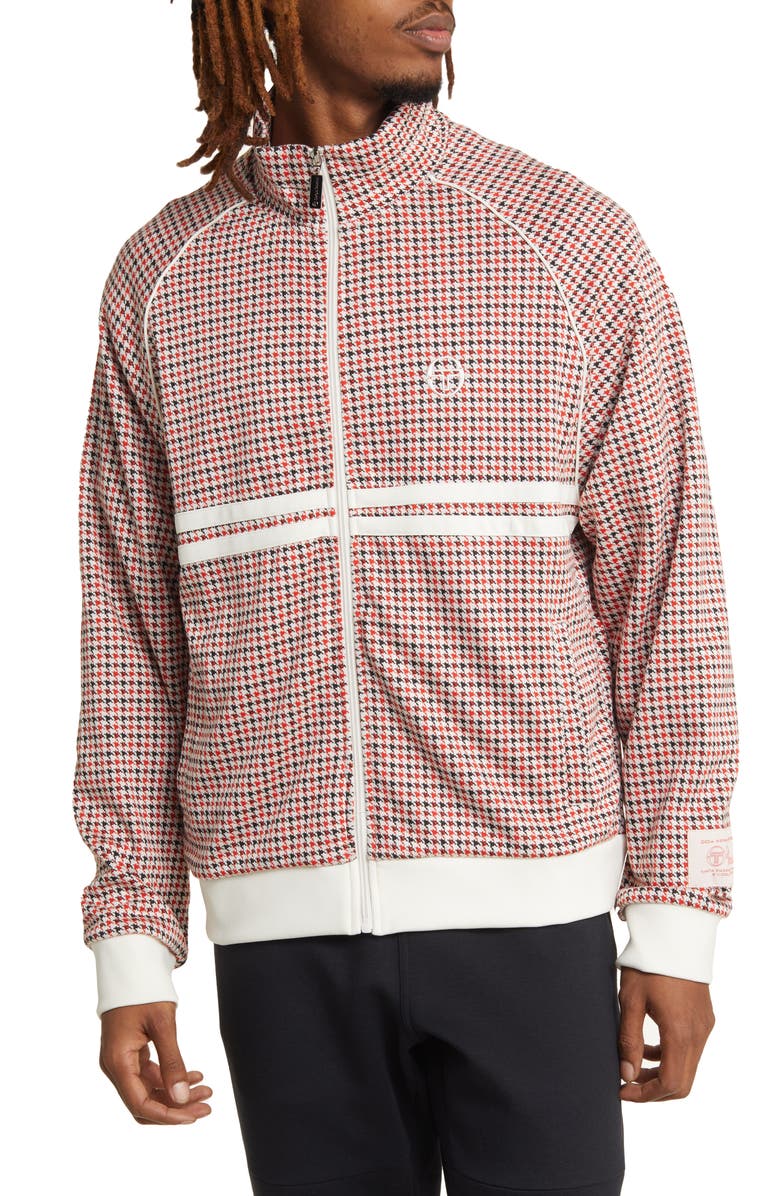 Sergio Tacchini Dallas Houndstooth Track Jacket, Alternate, color, 