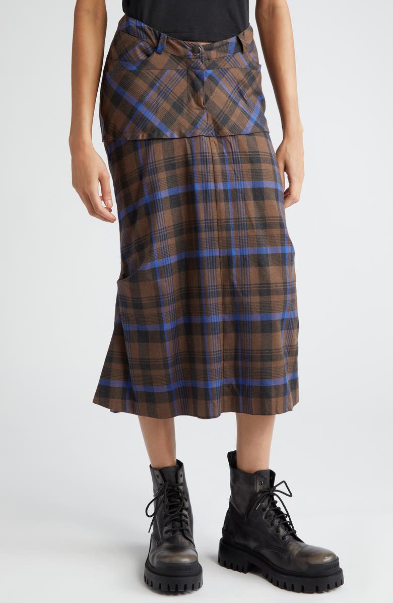 Collina Strada Rawr Cotton Blend Skirt, Main, color, 