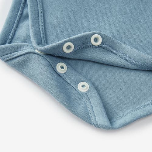 Milkbarn Brushed Long Sleeve One Piece In Gray
