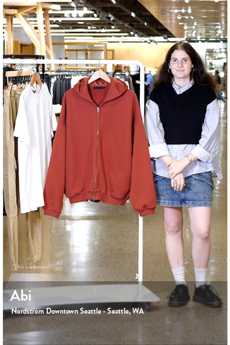 Gender Inclusive Logo Zip-Up Hoodie video