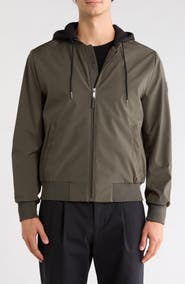 Calvin Klein Softshell Knit Bomber Hoodie