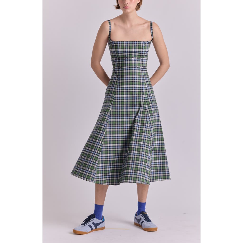 De Loreta Micaela Cotton A-line Midi Dress