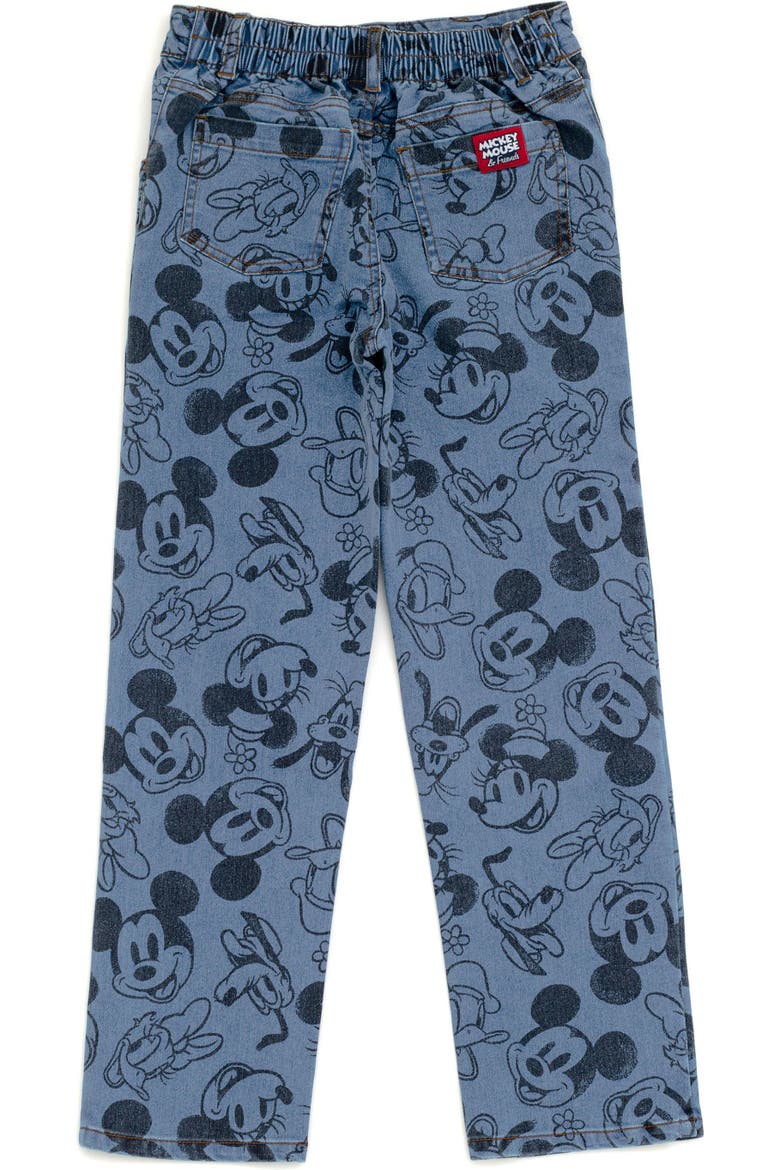 Mickey Mouse & Friends Denim Jacket Overalls and Pants, Alternate, color, Mickey Friends Slate