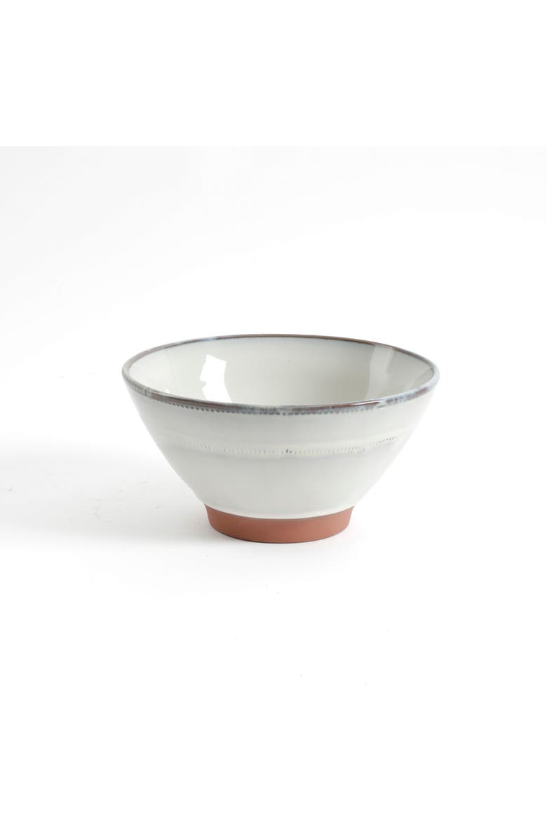 Gibson Elite Terranea 12 Piece Stoneware Dinnerware Set , Service for 4, Alternate, color, White