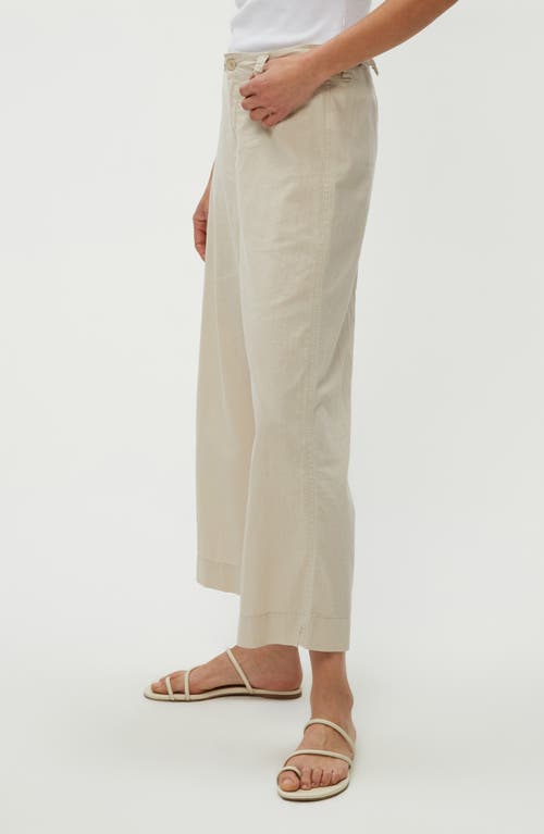 Michael Stars Geraldine Cropped Straight Leg Pant In Windchime
