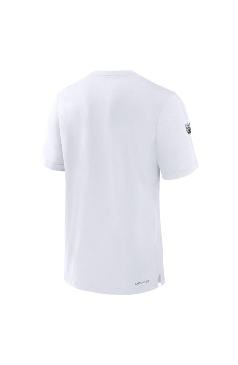 Nike Men's Nike White Las Vegas Raiders Sideline Player Performance T-Shirt, Alternate, color, White