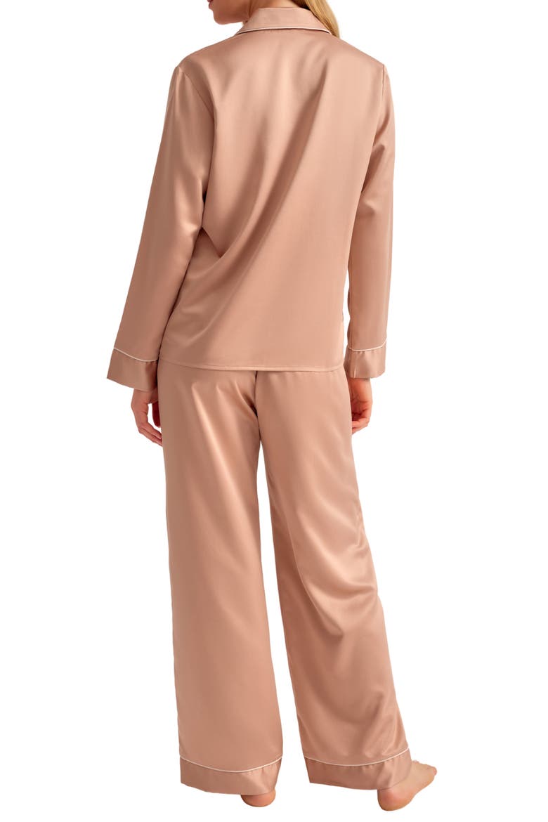 Golden Hour Pajama Set, Alternate, color, ROSE GOLD