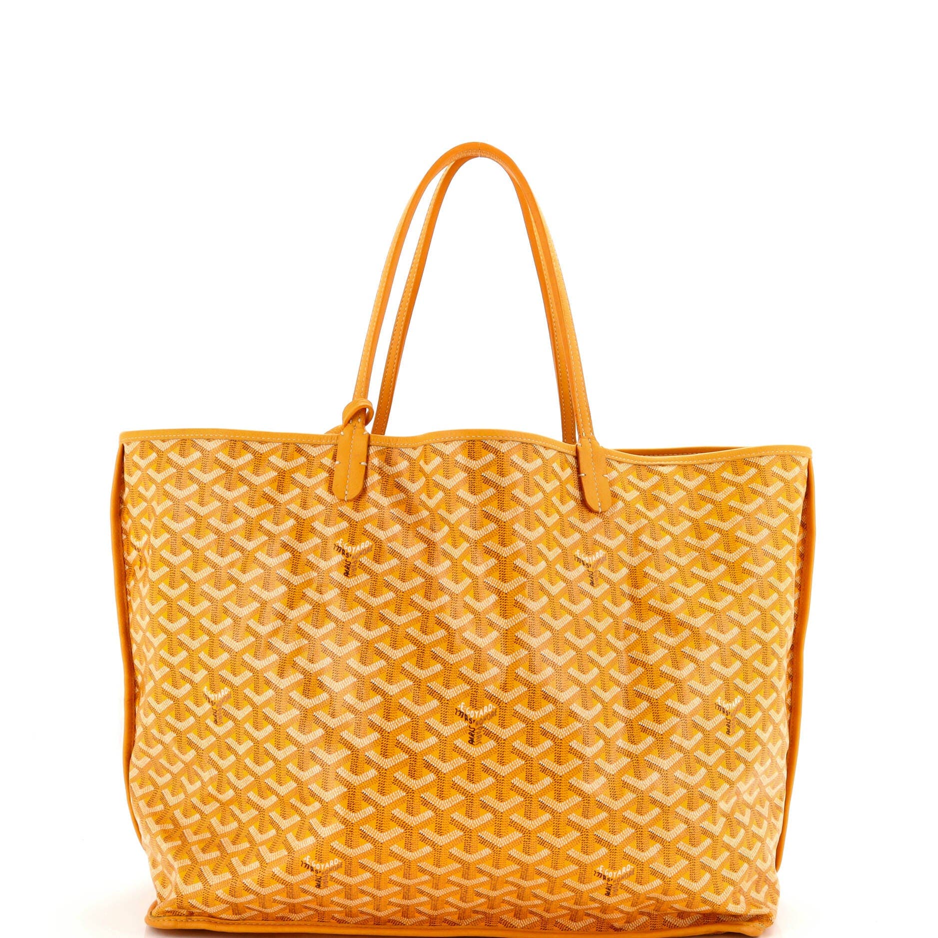 Pre-Owned Goyard Anjou Reversible Tote Coated Canvas GM, Alternate, color, Yellow