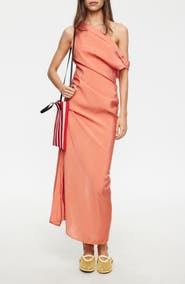 LIONESS Sweetheart One-Shoulder Maxi Dress