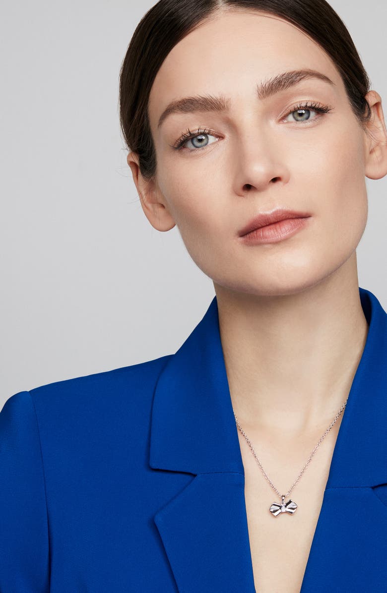 Ted Baker London Sarahli Bow Pendant Necklace, Alternate, color,