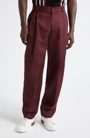 Dolce&Gabbana Pleated Linen Trousers