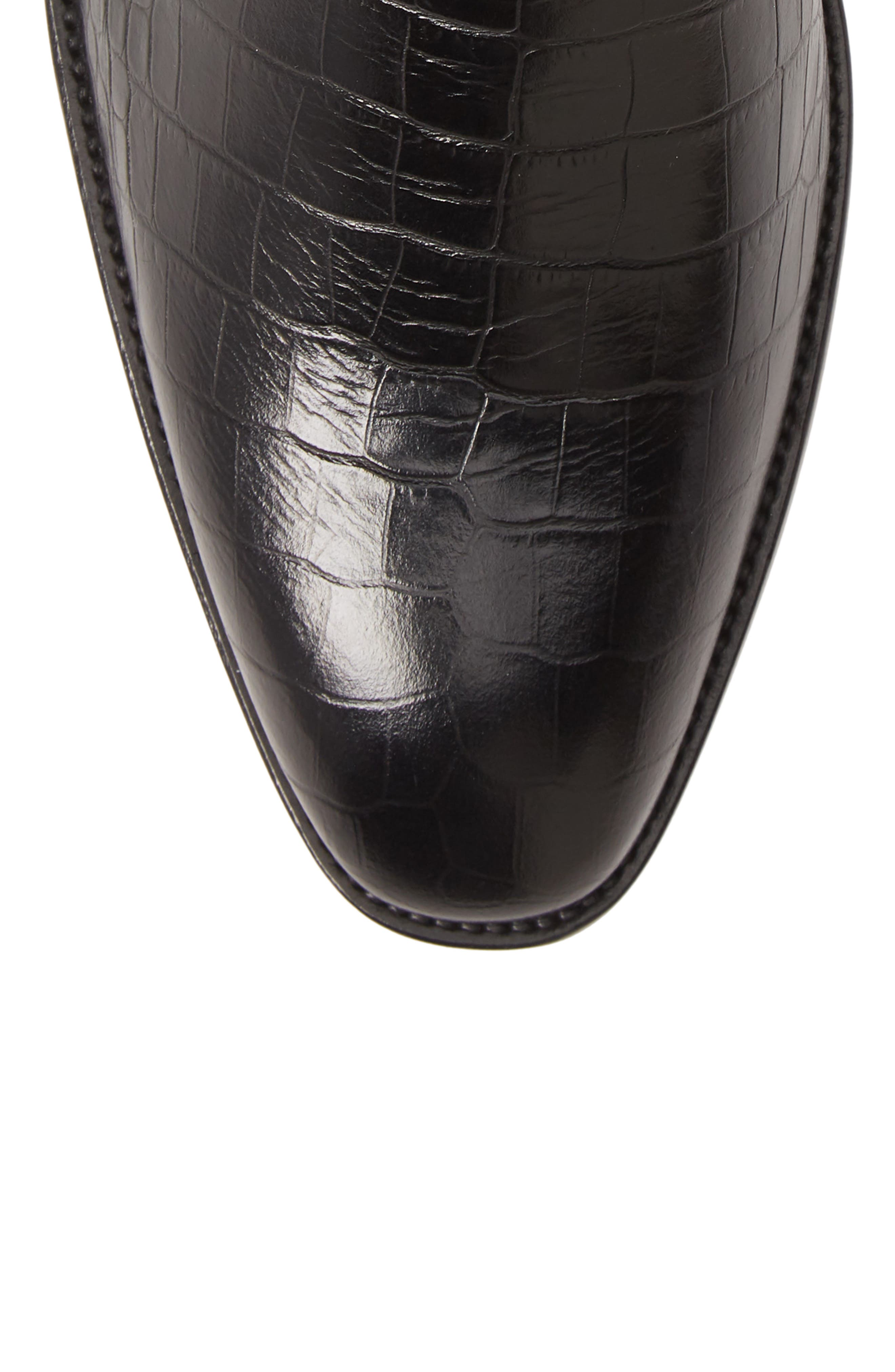Wyatt Zip Boot, Alternate, color, BLACK LEATHER