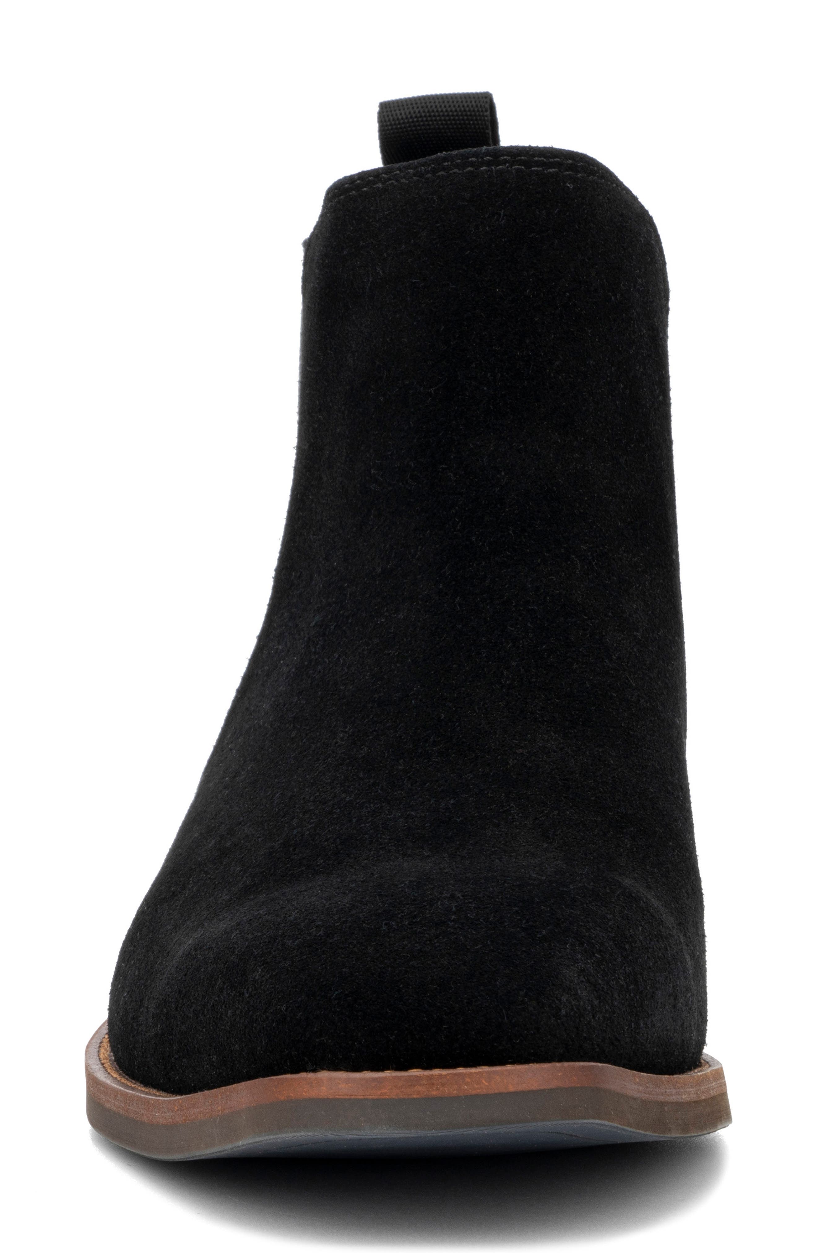 VINTAGE FOUNDRY Roberto Square-Toe Slip-On Boot, Alternate, color, Black