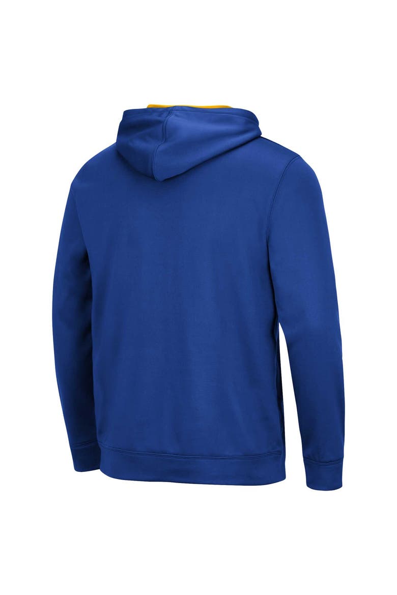 Men's Colosseum Royal Pitt Panthers Resistance Pullover Hoodie, Alternate, color, Royal