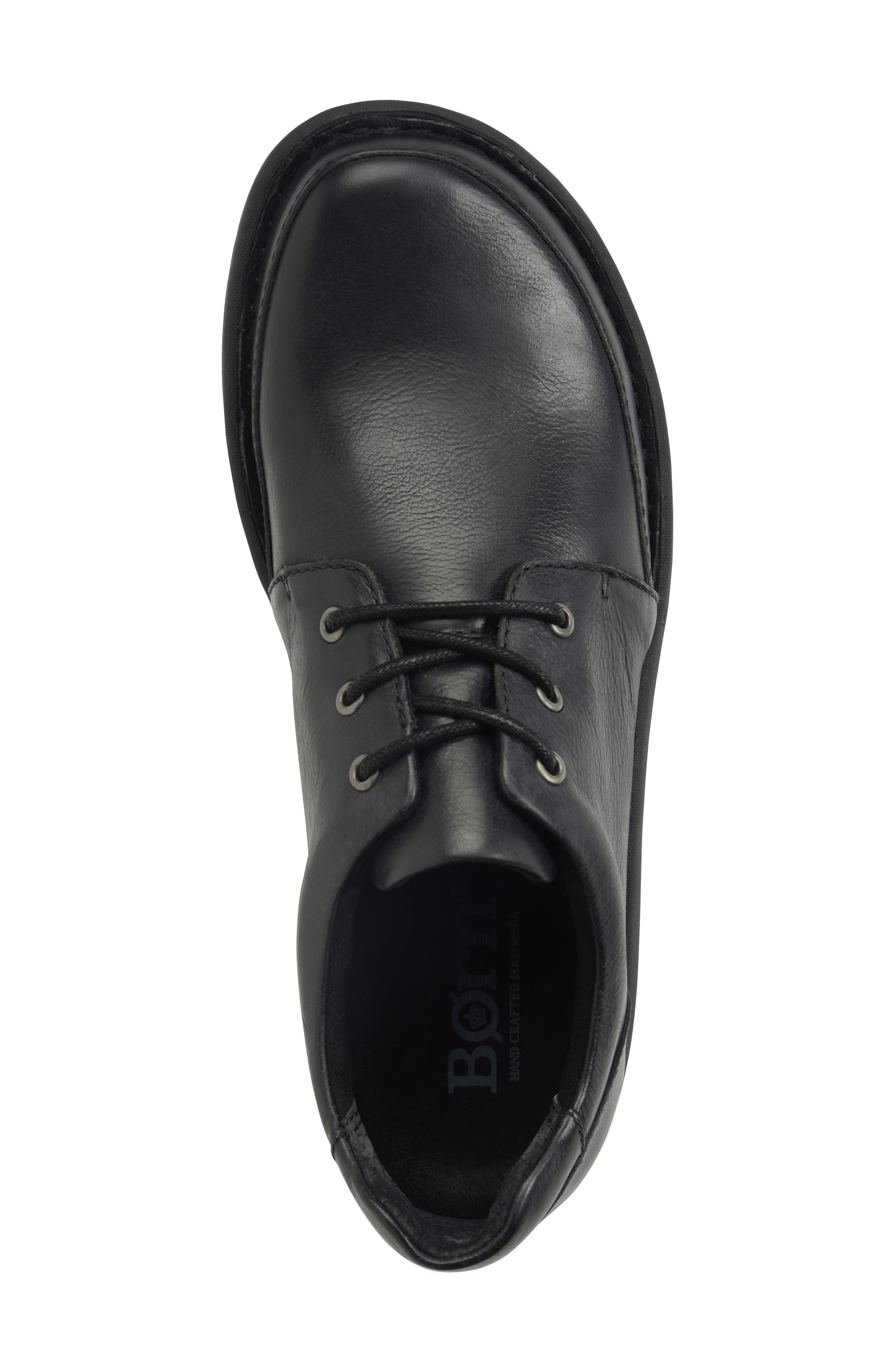 Børn Nigel Plain Toe Derby, Alternate, color, Black Leather