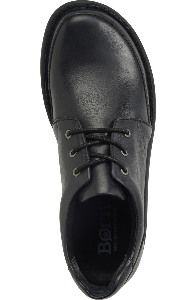 Børn Nigel Plain Toe Derby, Alternate, color, Black Leather