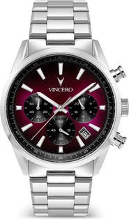 Vincero Icon Quasar Edition Chronograph Bracelet Watch, 43mm