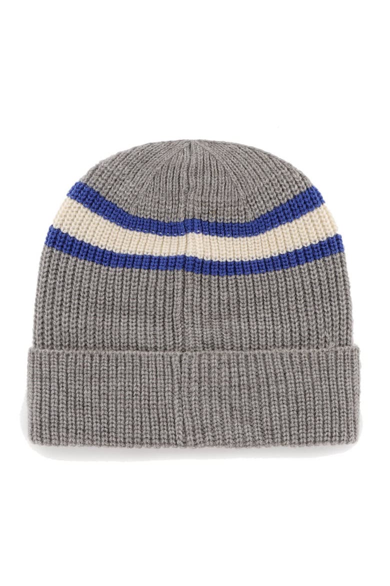 Men's '47 Graphite Chicago Cubs Penobscot Cuffed Knit Hat, Alternate, color, Graphite
