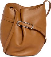 LIFFNER Medium Belted Leather Bucket Bag