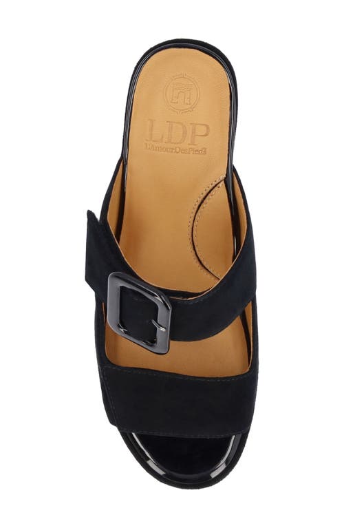 L'amour Des Pieds Minetta Sandal In Black