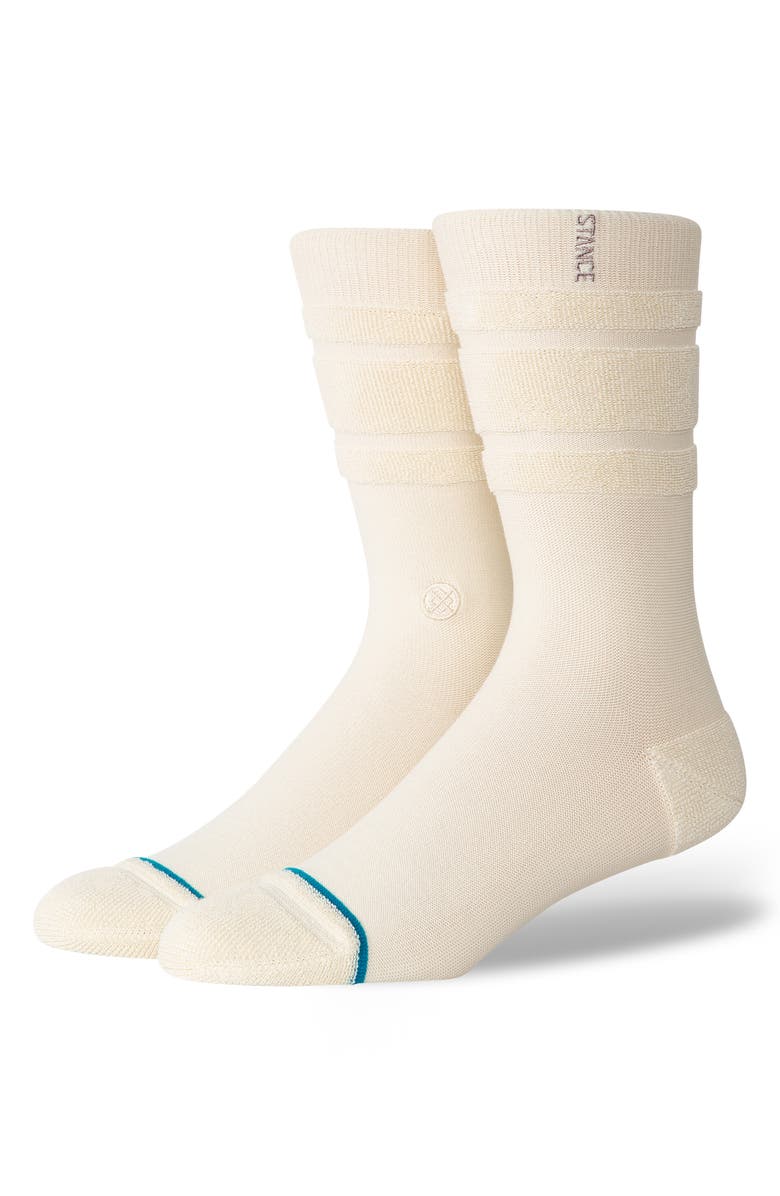Stance Terry Boyd Crew Socks, Main, color, Ivory