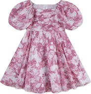abercrombie kids Kids' Cotton Puff Sleeve Cotton Voile Sundress