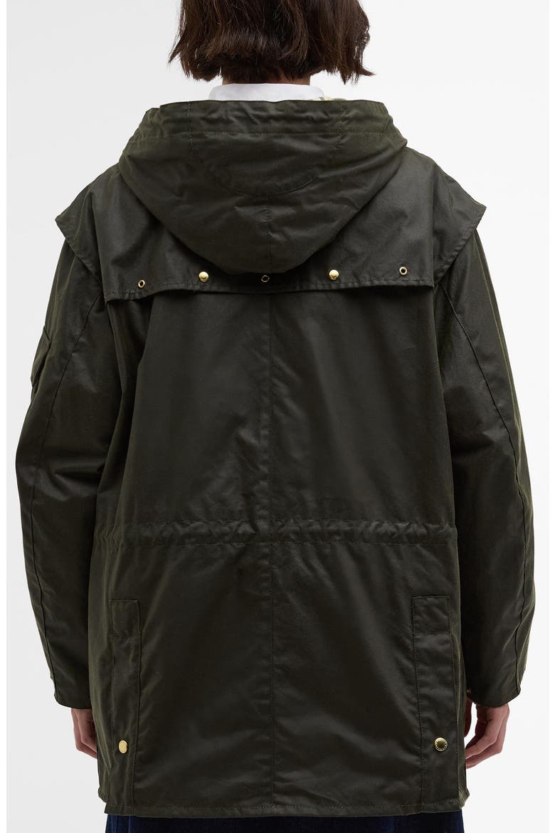 Aberford Waxed Cotton Jacket, Alternate, color, ARCHIVE OLIVE/ ANCIENT TAR