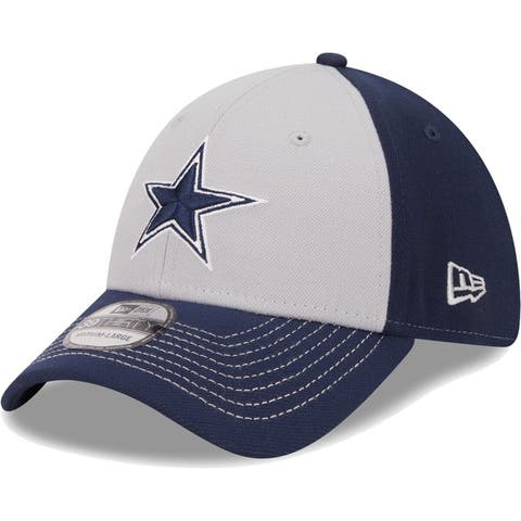 Men's New Era Gray Dallas Cowboys  Main 39THIRTY Flex Hat