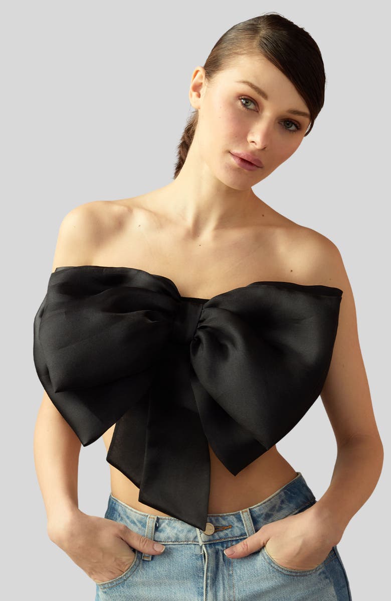 Cynthia Rowley Cupid's Bow Bandeau, Alternate, color, 